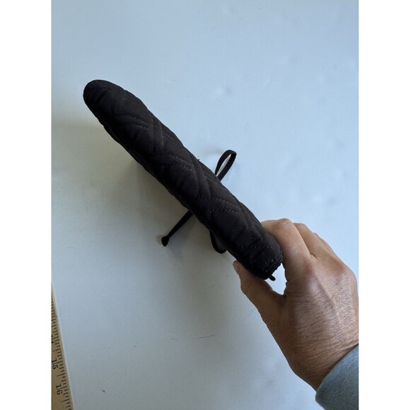 Vera Bradley All Wrapped Up Jewelry Roll Travel Case black microfiber - Picture 6 of 10